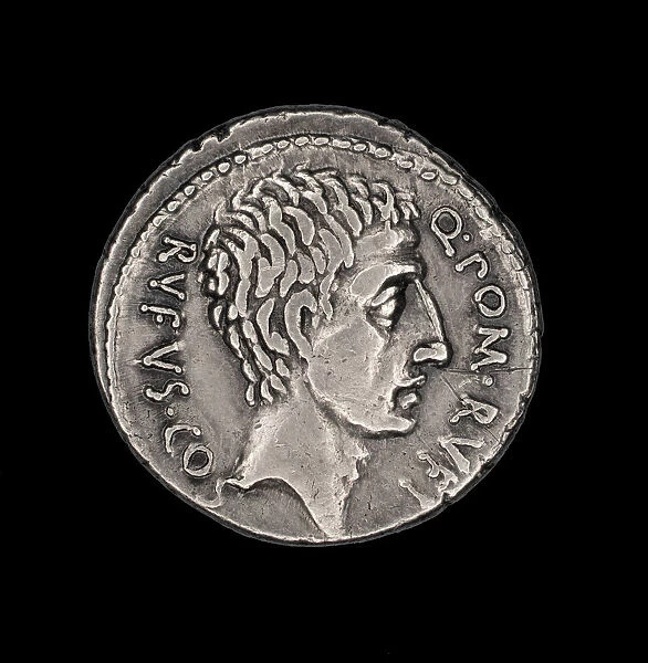 Coin Portraying Q. Pompeius Rufus, 54 BCE. Creator: Unknown
