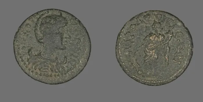 Framed Print : Coin Portraying Salonina, 253-268. Creator: Unknown Framed Print : Coin Portraying Salonina, 253-268. Creator: Unknown