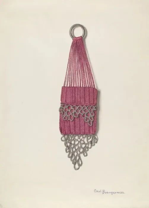Framed Print : Coin Purse, c. 1941. Creator: Carl Buergerniss Framed Print : Coin Purse, c. 1941. Creator: Carl Buergerniss