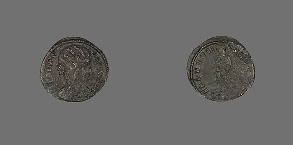 Coin Showing Portraying Empress Fausta, 307-326. Creator: Unknown