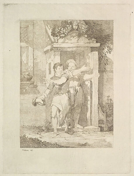 The Coke and Perkin (The Cooks Tale, Chaucers Canterbury Tales), late 18th century
