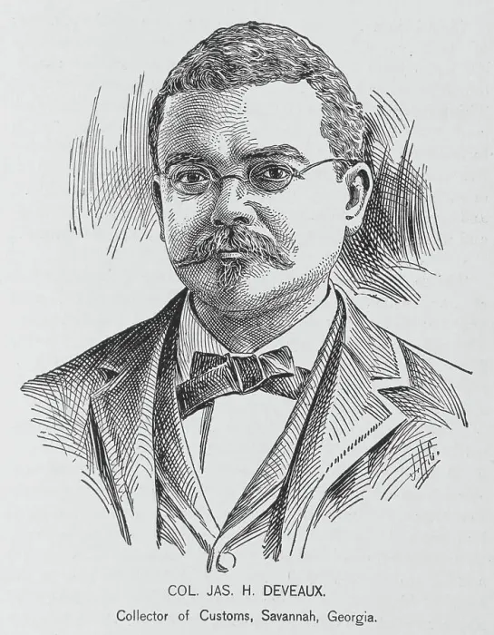 Framed Print : Col. Jas. H. Deveaux; Collector of Customs, Savannah, Georgia, 1902. Creator: J. H. Cunningham Framed Print : Col. Jas. H. Deveaux; Collector of Customs, Savannah, Georgia, 1902. Creator: J. H. Cunningham