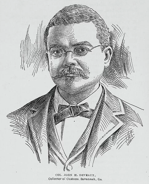 Col. John H. Deveaux, collector of customs, Savannah, Ga. (1899?). Creator: Unknown