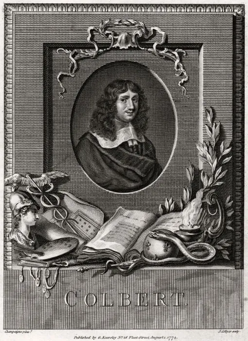 Framed Print : Colbert, 1774. Artist: J Collyer Framed Print : Colbert, 1774. Artist: J Collyer