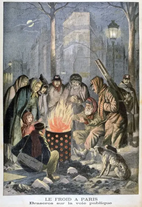 Framed Print : Cold Paris, 1902 Framed Print : Cold Paris, 1902