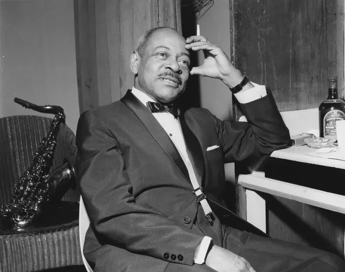 Framed Print : Coleman Hawkins, Jazz at the Philharmonic, London, 1962. Creator: Brian Foskett Framed Print : Coleman Hawkins, Jazz at the Philharmonic, London, 1962. Creator: Brian Foskett