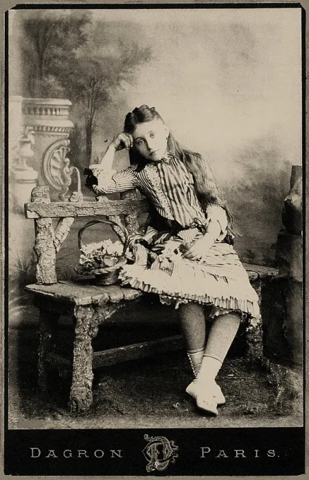 Framed Print : Colette at the Age of 11, 1884. Creator: Dagron, Prudent Rene-Patrice (1819-1900) Framed Print : Colette at the Age of 11, 1884. Creator: Dagron, Prudent Rene-Patrice (1819-1900)