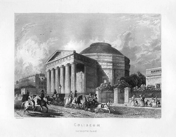 Coliseum, Regents Park, London, 19th century. Artist: Cox