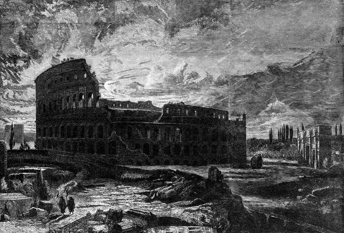 Framed Print : The Coliseum, Rome, by F.L. Bridell in the Royal Academy Exhibition, 1860. Creator: Thomas Gilks. The Coliseum, Rome, by F.L. Bridell in the Royal Academy Exhibition, 1860. Creator: Thomas Gilks Framed Print : The Coliseum, Rome, by F.L. Bridell in the Royal Academy Exhibition, 1860. Creator: Thomas Gilks. The Coliseum, Rome, by F.L. Bridell in the Royal Academy Exhibition, 1860. Creator: Thomas Gilks