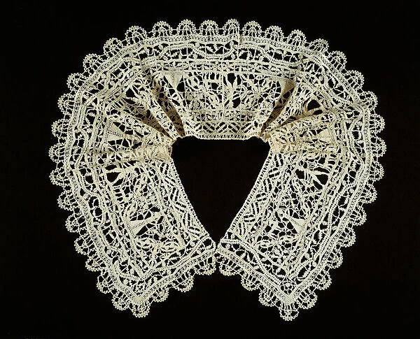Collar (Made from Border), Italy, 1575  /  1625. Creator: Unknown