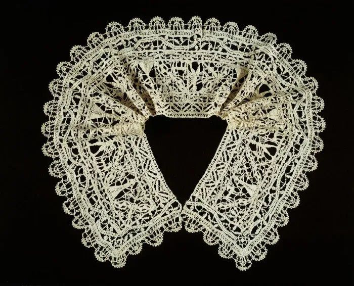 Framed Print : Collar (Made from Border), Italy, 1575 / 1625. Creator: Unknown Framed Print : Collar (Made from Border), Italy, 1575 / 1625. Creator: Unknown