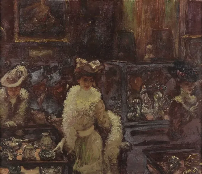 Framed Print : The collection, 1903-1906. Creator: La Touche, Gaston, de (1854-1913) Framed Print : The collection, 1903-1906. Creator: La Touche, Gaston, de (1854-1913)