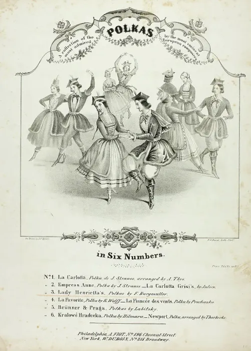 Framed Print : A Collection of the Most Admired Polkas... n.d. Creator: James Queen Framed Print : A Collection of the Most Admired Polkas... n.d. Creator: James Queen