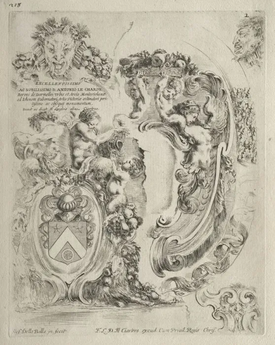 Framed Print : Collection of Various Caprices and New Designs of Cartouches and Ornaments: No. 2 Framed Print : Collection of Various Caprices and New Designs of Cartouches and Ornaments: No. 2