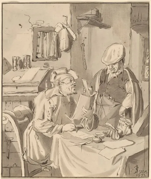 Framed Print : The Collector, 1777, published 1786. Creator: Bernhard Schreuder