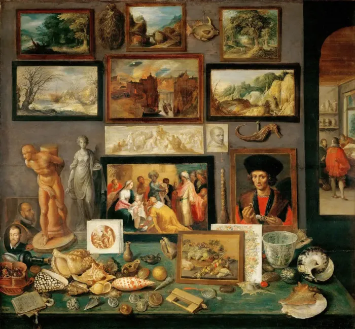 Framed Print : The Collectors Cabinet (Cabinets of curiosities) Framed Print : The Collectors Cabinet (Cabinets of curiosities)