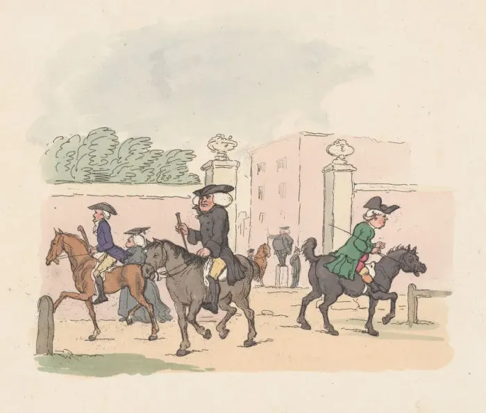 Framed Print : The College Gate, May 1, 1803. May 1, 1803. Creator: Thomas Rowlandson Framed Print : The College Gate, May 1, 1803. May 1, 1803. Creator: Thomas Rowlandson