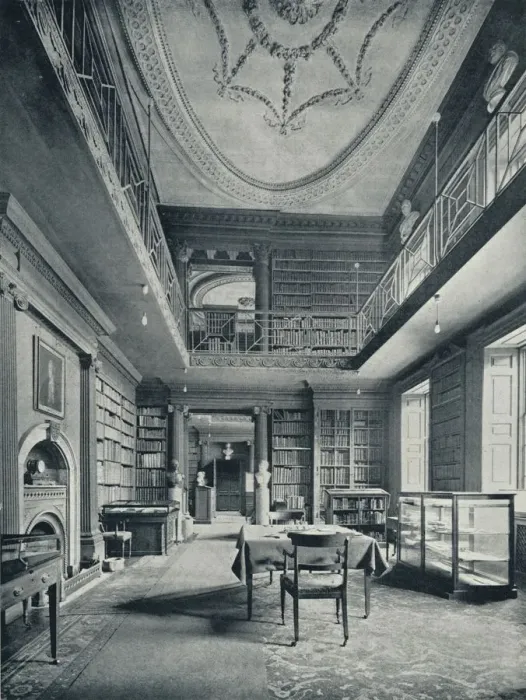 Framed Print : College Library: The Central Portion, 1926 Framed Print : College Library: The Central Portion, 1926