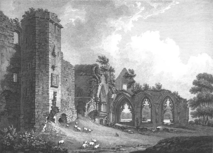 Framed Print : The College of Lincluden, Dumfries, Scotland, c1782. Artists: William Byrne, Thomas Medland Framed Print : The College of Lincluden, Dumfries, Scotland, c1782. Artists: William Byrne, Thomas Medland
