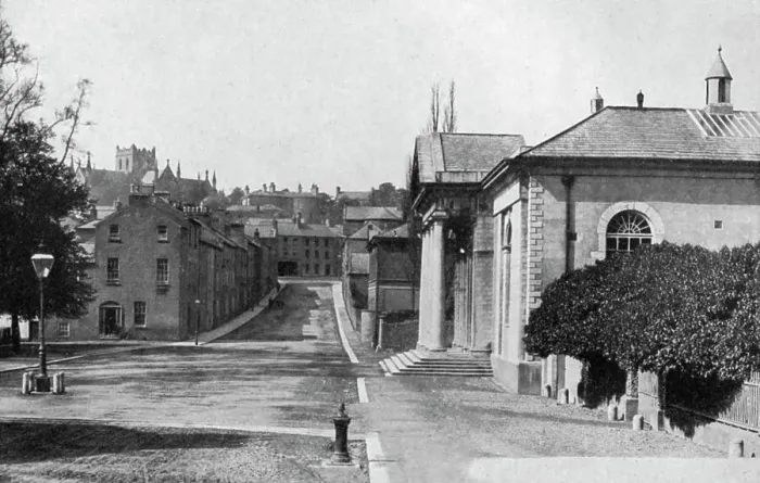Framed Print : College Street, Armagh, Northern Ireland, 1924-1926. Artist: W Lawrence Framed Print : College Street, Armagh, Northern Ireland, 1924-1926. Artist: W Lawrence