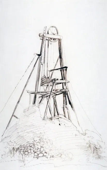 Framed Print : A Colliery Winding Engine, c1864-1930. Artist: Anna Lea Merritt Framed Print : A Colliery Winding Engine, c1864-1930. Artist: Anna Lea Merritt