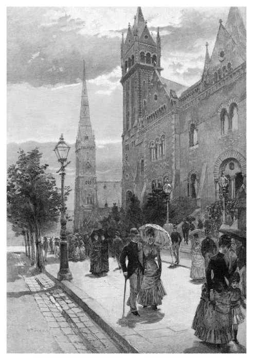 Framed Print : Collins Street East on a Sunday morning, Melbourne, Victoria, Australia, 1886. Artist: WJ Smedley Framed Print : Collins Street East on a Sunday morning, Melbourne, Victoria, Australia, 1886. Artist: WJ Smedley