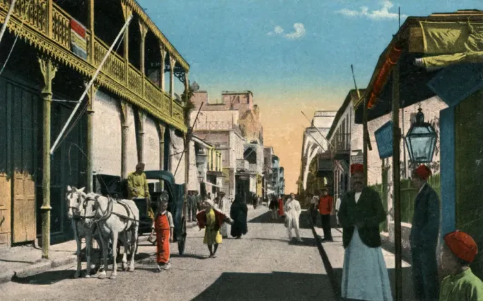 Framed Print : Colmar Street, Suez, Egypt, 20th century Framed Print : Colmar Street, Suez, Egypt, 20th century