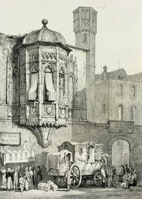 Framed Print : Cologne, 1833. Creator: Samuel Prout Framed Print : Cologne, 1833. Creator: Samuel Prout