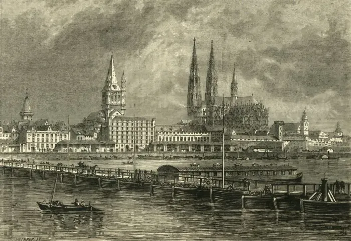 Framed Print : Cologne, 1881. Creator: Unknown Framed Print : Cologne, 1881. Creator: Unknown