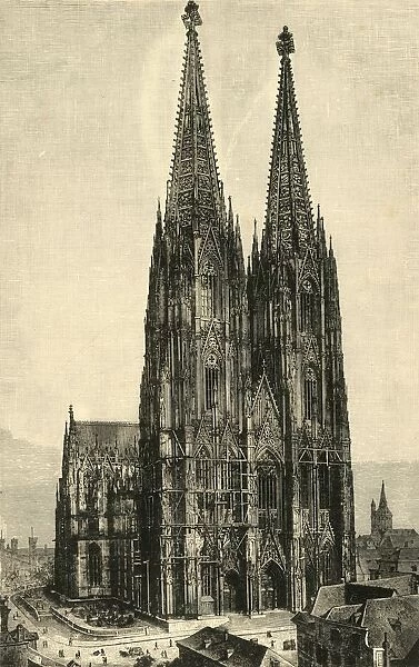 Cologne Cathedral, 1890. Creator: Unknown