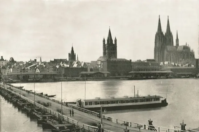 Framed Print : Cologne, Germany, 1895. Creator: Francis Frith & Co Framed Print : Cologne, Germany, 1895. Creator: Francis Frith & Co