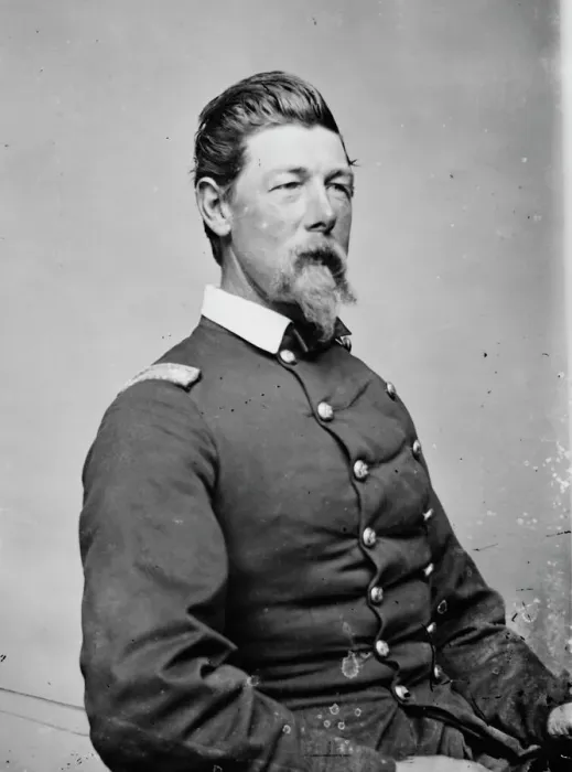 Framed Print : Colonel Alexander Shaler, between 1855 and 1865. Creator: Unknown Framed Print : Colonel Alexander Shaler, between 1855 and 1865. Creator: Unknown