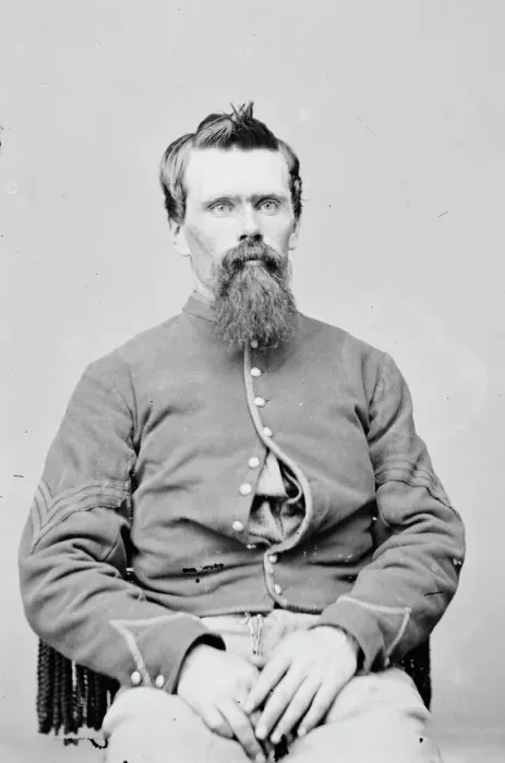 Framed Print : Colonel Brown, US Army, between 1855 and 1865. Creator: Unknown Framed Print : Colonel Brown, US Army, between 1855 and 1865. Creator: Unknown