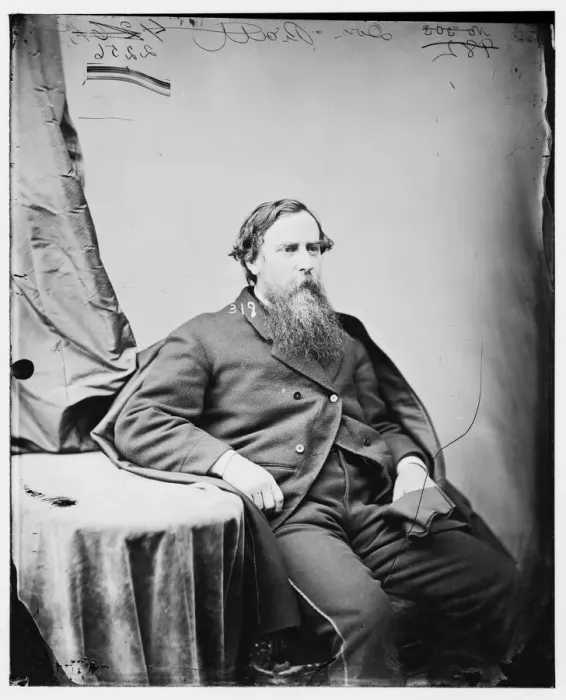 Framed Print : Colonel Donn Piatt, between 1860 and 1875. Creator: Unknown Framed Print : Colonel Donn Piatt, between 1860 and 1875. Creator: Unknown