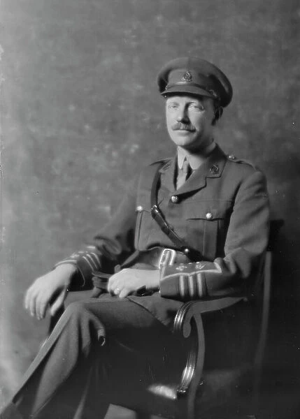 Colonel Dreyer, portrait photograph, 1918 Apr. 16. Creator: Arnold Genthe