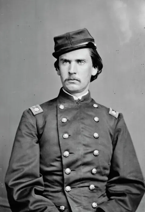 Framed Print : Colonel E. Olcott, US Army, between 1855 and 1865. Creator: Unknown Framed Print : Colonel E. Olcott, US Army, between 1855 and 1865. Creator: Unknown