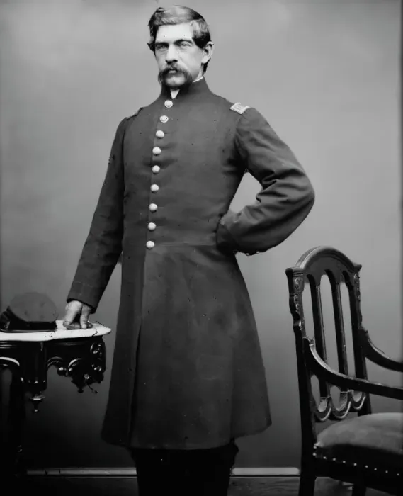 Framed Print : Colonel Harrison Allen (1835-1904) of Warren County, Pennsylvania, between 1861 and 1865. Creator: Unknown Framed Print : Colonel Harrison Allen (1835-1904) of Warren County, Pennsylvania, between 1861 and 1865. Creator: Unknown