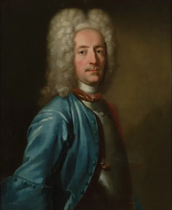 Framed Print : Colonel Henrik Falkenberg af Balby, 1725. Creator: Johan Henrik Scheffel Framed Print : Colonel Henrik Falkenberg af Balby, 1725. Creator: Johan Henrik Scheffel