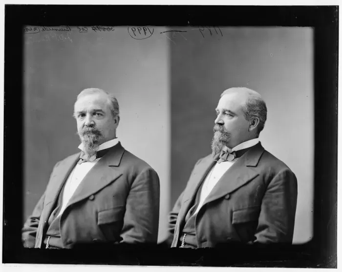 Framed Print : Colonel J. O. P. Burnside, 1865-1880. Creator: Unknown Framed Print : Colonel J. O. P. Burnside, 1865-1880. Creator: Unknown