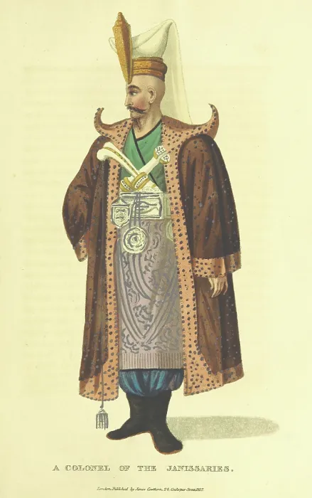 Framed Print : A Colonel of the Janissaries, 1813. Creator: Unknown Framed Print : A Colonel of the Janissaries, 1813. Creator: Unknown