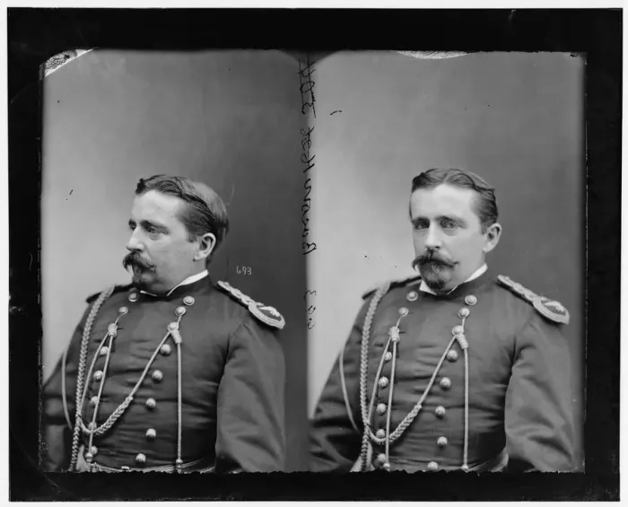 Framed Print : Colonel John M. Bacon, 1865-1880. Creator: Unknown Framed Print : Colonel John M. Bacon, 1865-1880. Creator: Unknown