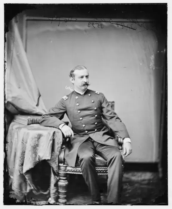 Framed Print : Colonel Joseph Crain Audenried, between 1860 and 1875. Creator: Unknown Framed Print : Colonel Joseph Crain Audenried, between 1860 and 1875. Creator: Unknown