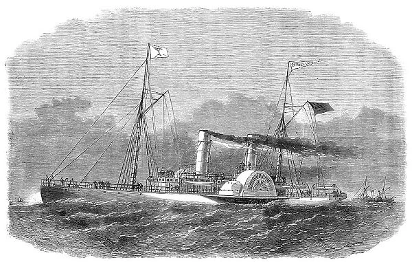 The Colonel Lamb blockade-runner, built at Liverpool, 1864. Creator: Smyth