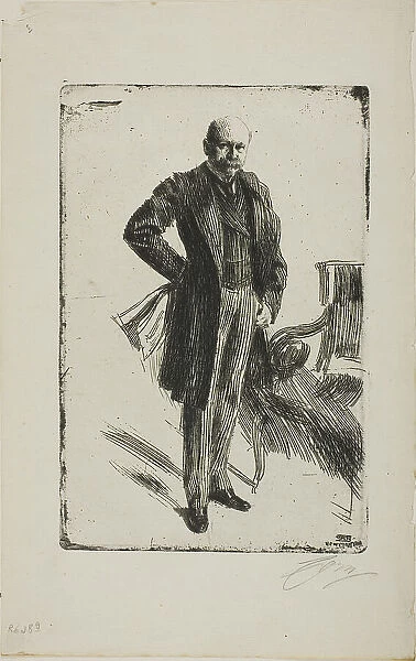 Colonel Lamont I (Whole length), 1900. Creator: Anders Leonard Zorn