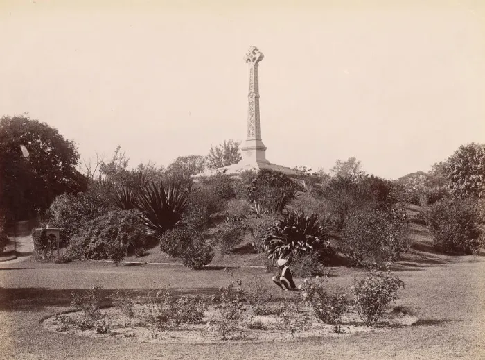 Framed Print : Colonel Lawrence Monument, Lucknow, India, 1860s-70s. Creator: Unknown Framed Print : Colonel Lawrence Monument, Lucknow, India, 1860s-70s. Creator: Unknown