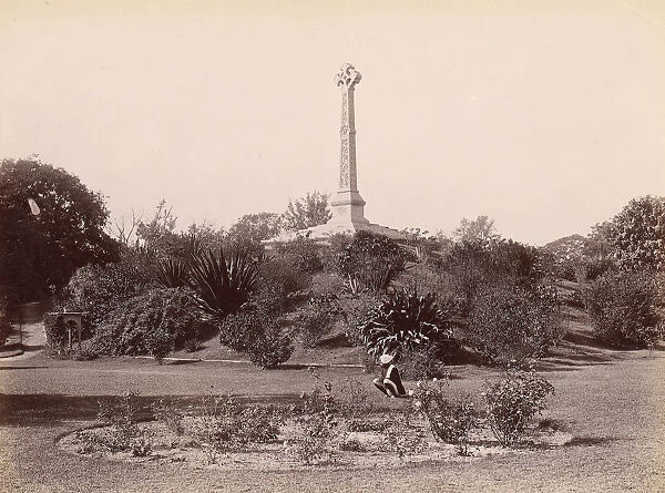 Colonel Lawrence Monument, Lucknow, India, 1860s-70s. Creator: Unknown