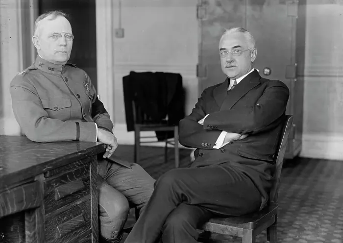 Framed Print : Colonel Palmer Eddy Pierce, U.S.A.; Director of Purchases. Left, with Edward R. Stettinius, 1917. Creator: Harris & Ewing. Colonel Palmer Eddy Pierce, U.S.A.; Director of Purchases. Left, with Edward R. Stettinius, 1917. Creator: Harris & Ewing Framed Print : Colonel Palmer Eddy Pierce, U.S.A.; Director of Purchases. Left, with Edward R. Stettinius, 1917. Creator: Harris & Ewing. Colonel Palmer Eddy Pierce, U.S.A.; Director of Purchases. Left, with Edward R. Stettinius, 1917. Creator: Harris & Ewing