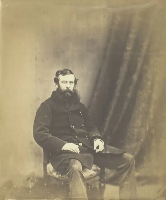 Framed Print : Colonel Simmons, attacheto Omar Pacha, The Crimea, 1855. Creator: Roger Fenton Framed Print : Colonel Simmons, attacheto Omar Pacha, The Crimea, 1855. Creator: Roger Fenton