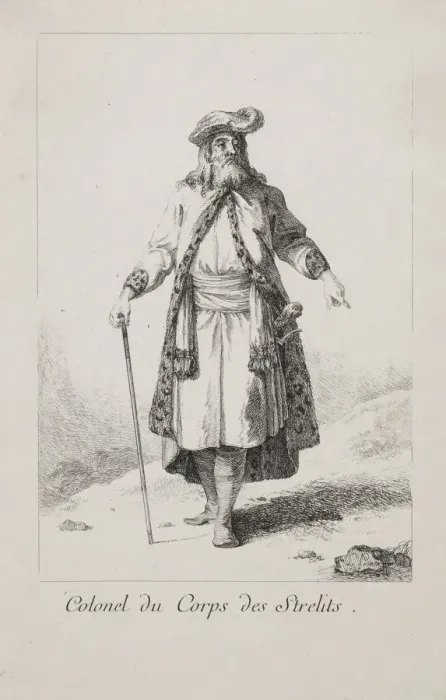 Framed Print : Colonel of the Streltsy regiment, 1764 Framed Print : Colonel of the Streltsy regiment, 1764