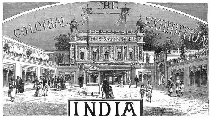Framed Print : The Colonial Exhibition: India, 1886. Creator: Unknown Framed Print : The Colonial Exhibition: India, 1886. Creator: Unknown